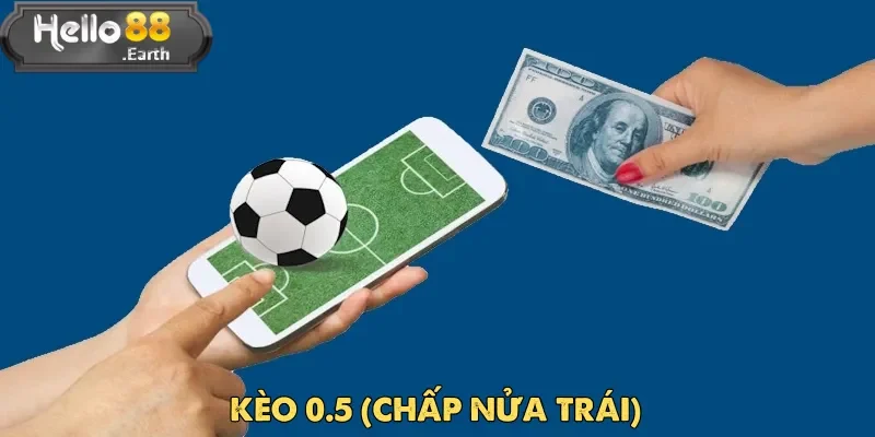 Kèo châu Á nửa trái được áp dụng khi đội cửa trên có phần nhỉnh hơn