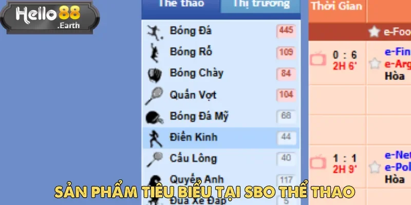 SBO thể thao có hệ sinh thái giải trí đổi thưởng đa dạng và phong phú