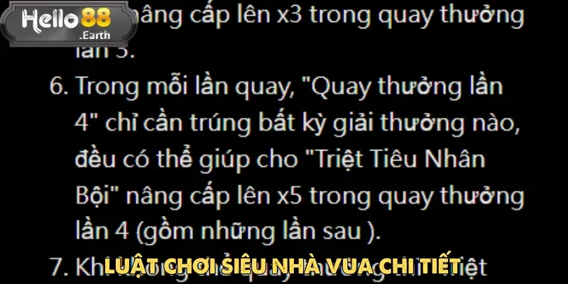 Tổng quan luật chơi Siêu Nhà Vua chi tiết nhất được cập nhật năm 2025