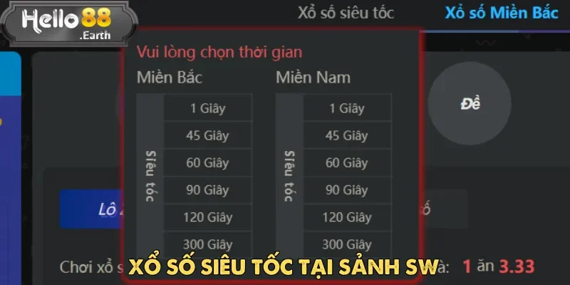 Lô đề siêu tốc là hình thức cá cược SW xổ số nổi bật mang tính giải trí cao